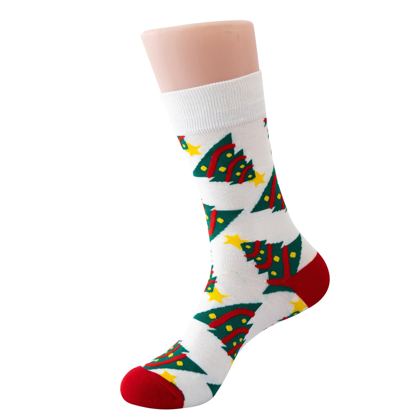 Women Christmas Socks Funny Crew Sock for Female Colorful Novelty Patterned Xmas Socks 5 Pack US 6-11